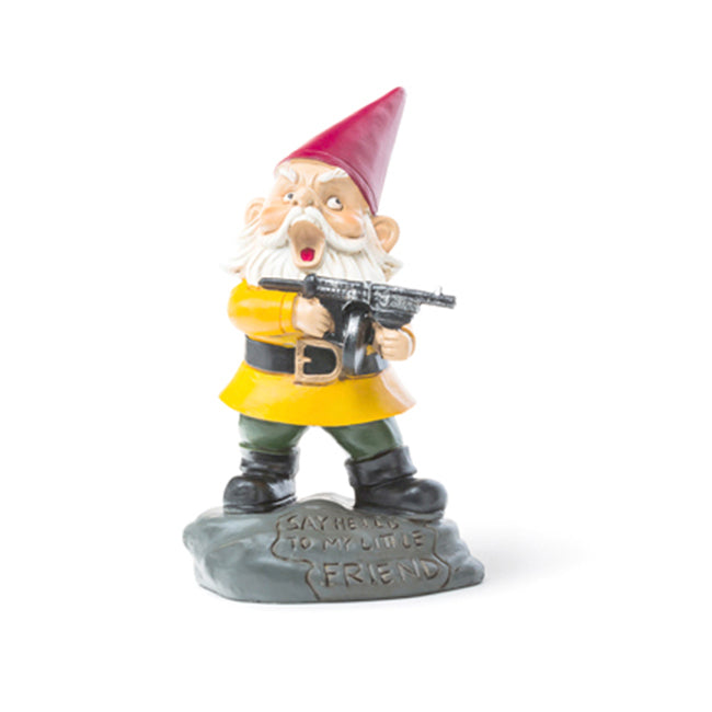 Bigmouth Inc. 23.5cm Angry Little Garden Gnome Ornament Statue Home Lawn Decor