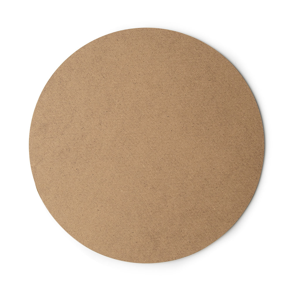 Boyle Craft 25x0.3cm MDF Round Placemat Table Display Home/Dining Decor Natural