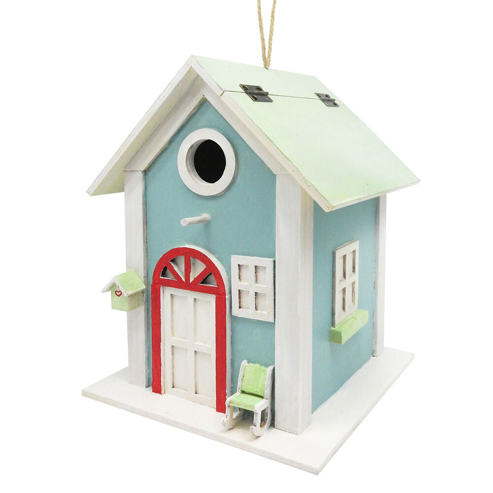 Boyle 18.5x18x24.5cm Wood Birdhouse w/Open Top Craft Project/Home Decoration — image 3