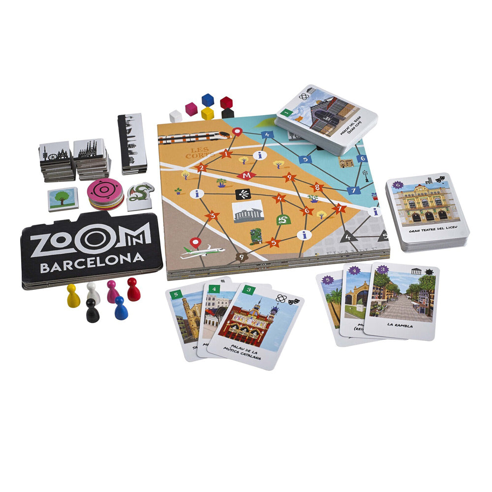 Blue Orange Games Zoom in Barcelona 2-6 Players Kids/Children Fun Board Game 8y+ — image 2