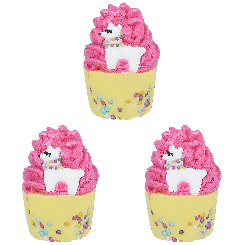 Bomb Cosmetics Drama Llama Bath Bomb Mallow Body Skin Fragrance Tub Fizzies (3 Pack)