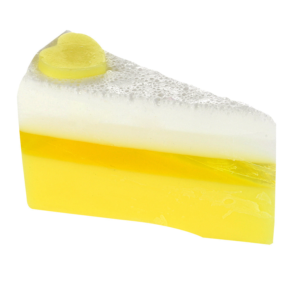 Bomb Cosmetics Lemon Meringue Delight Scented Bath Soap Cake Slice Body Bar (2 Pack) — image 2