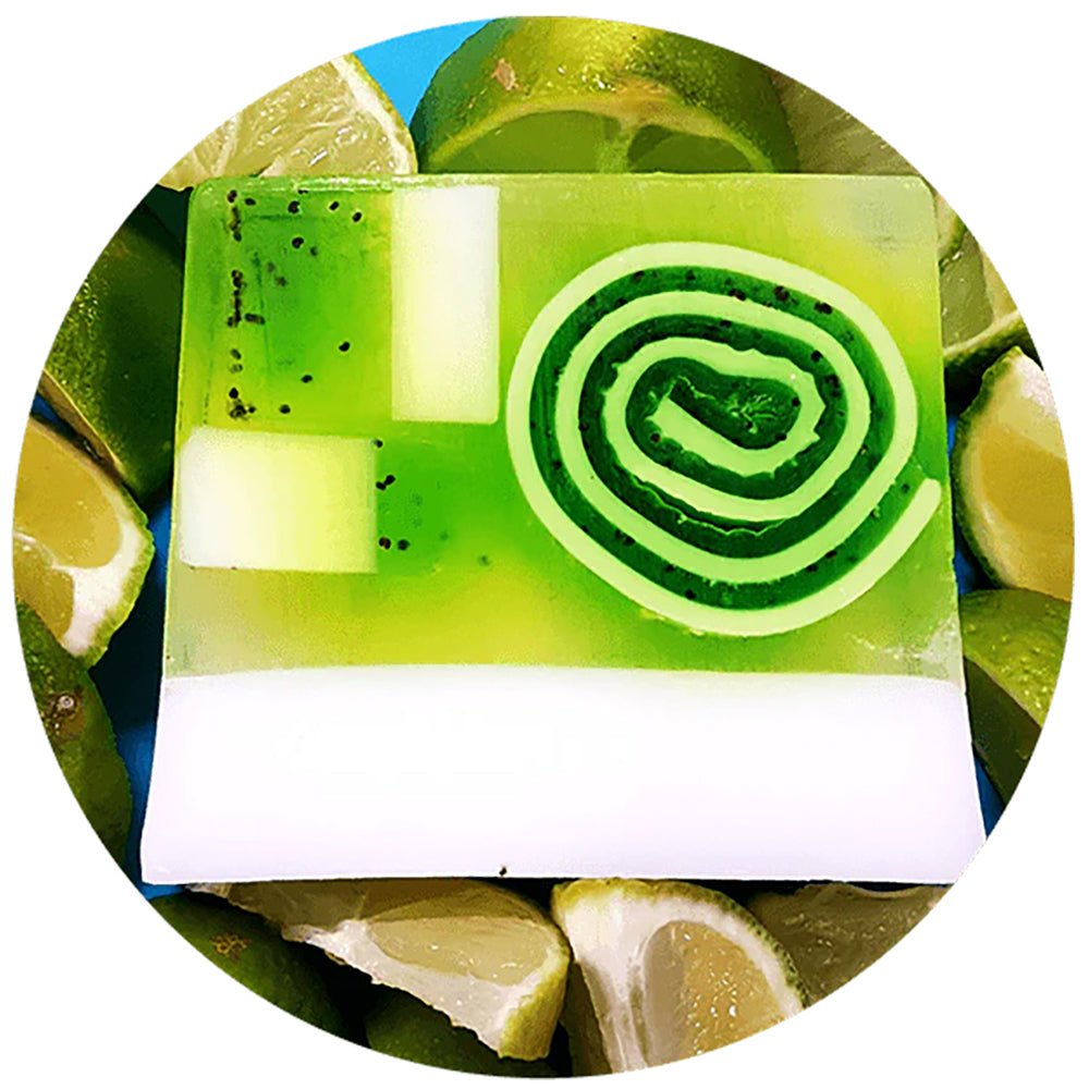 Bomb Cosmetics Lime & Dandy Soap Slice Bar Body Fragrance (2 Pack) — image 3