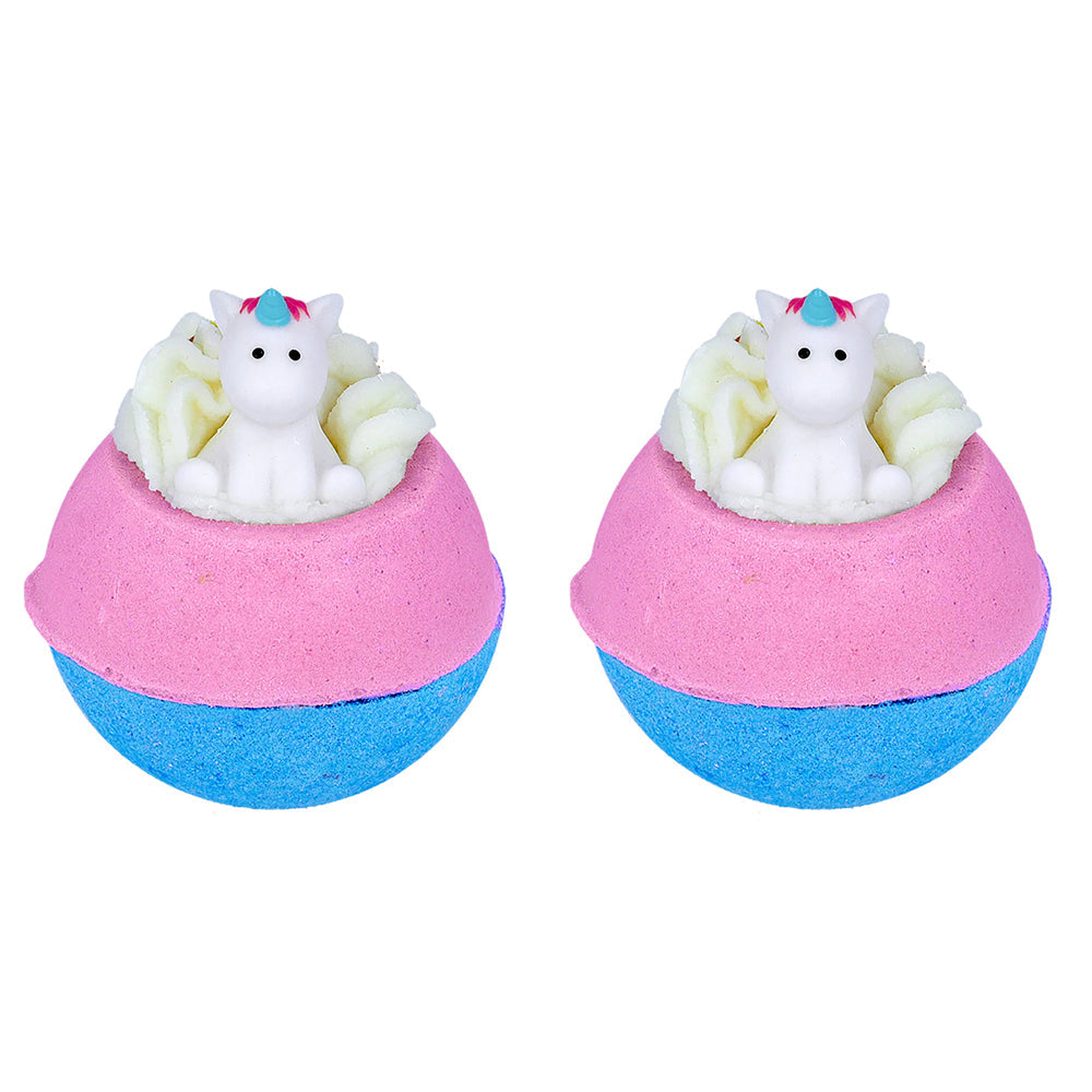 Bomb Cosmetics Born to Be a Unicorn Bath Bomb Blaster w/ Toy (2 Pack)