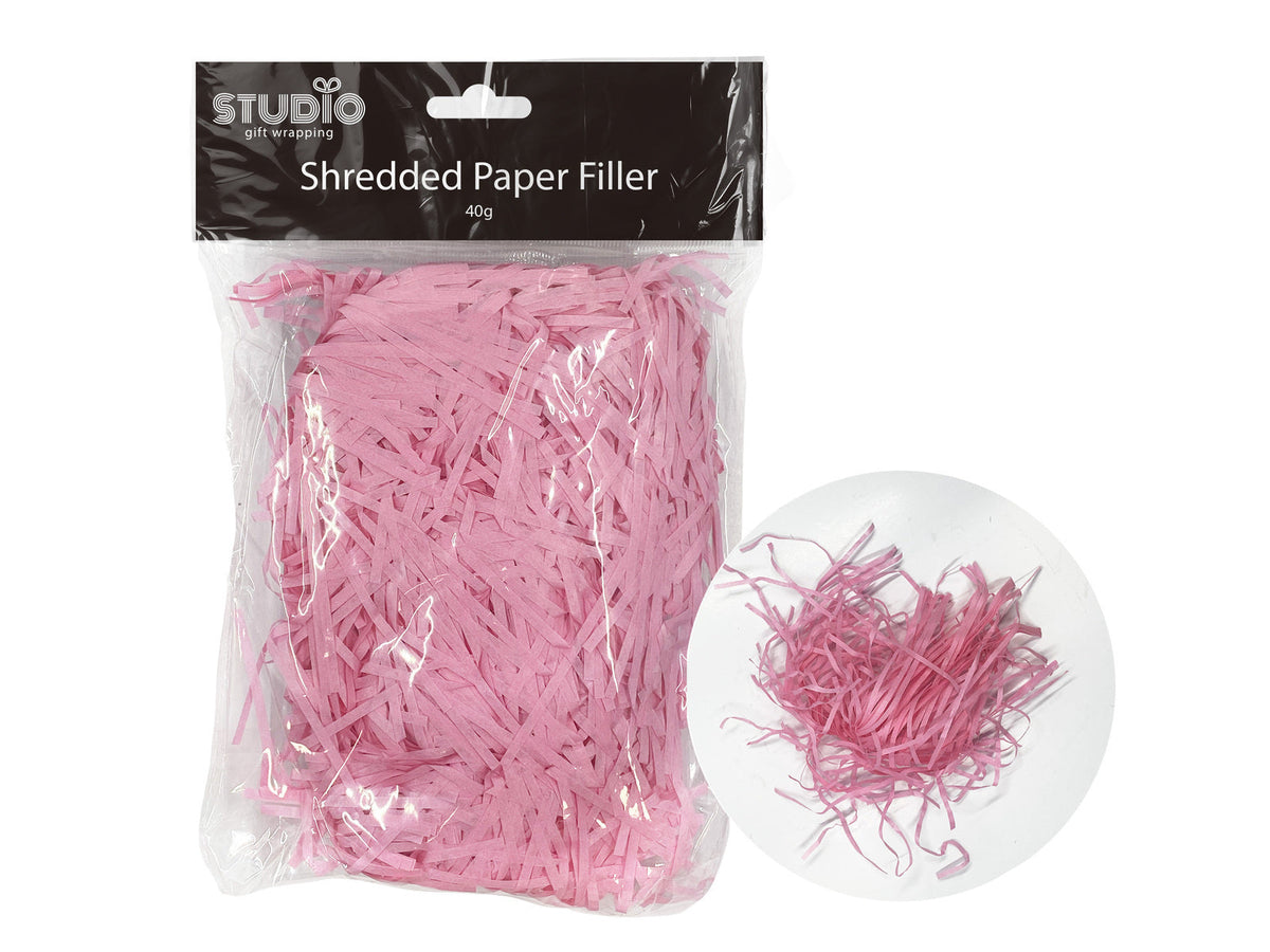 Studio Gift Wrapping 40G Filler/Shredded Paper Pink Decoration Present Decor