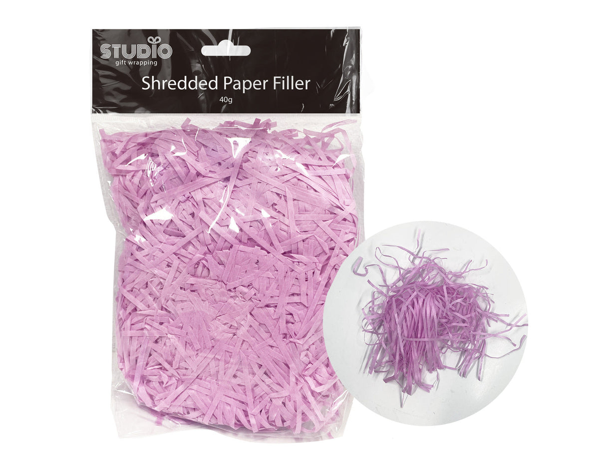 Studio Gift Wrapping 40G Filler/Shredded Paper Purple Decoration Present Decor