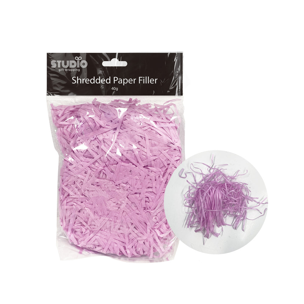 Studio Gift Wrapping 40G Filler/Shredded Paper Purple Decoration Present Decor — image 2