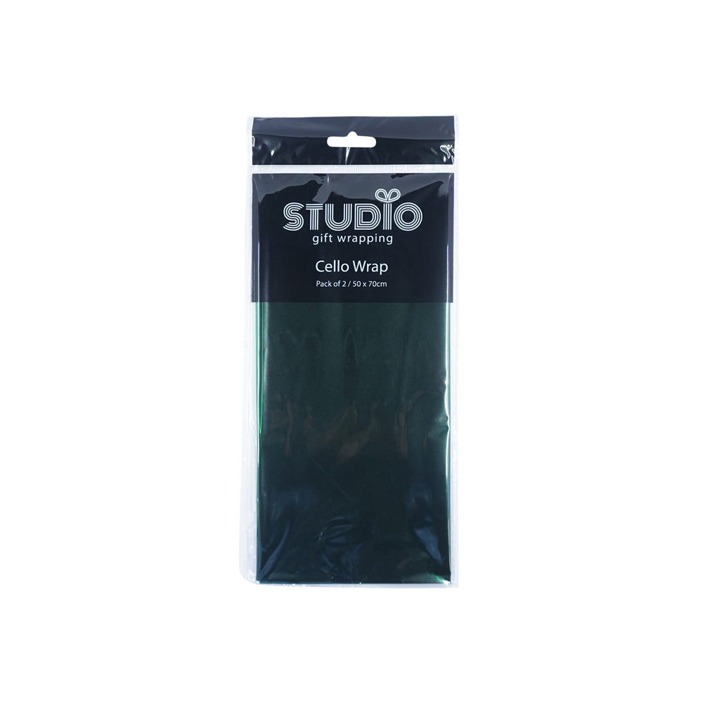 Studio Gift Wrapping Cello Wrap 50x70cm Decoration Present Decor (2 Pieces) — image 2