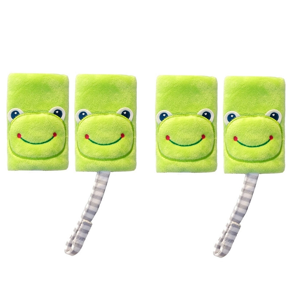 Benbat Pals Frog Car Seat Belt Safety Cover 0-12m Baby/Infant Strap/Pads GRN (2 Pack)