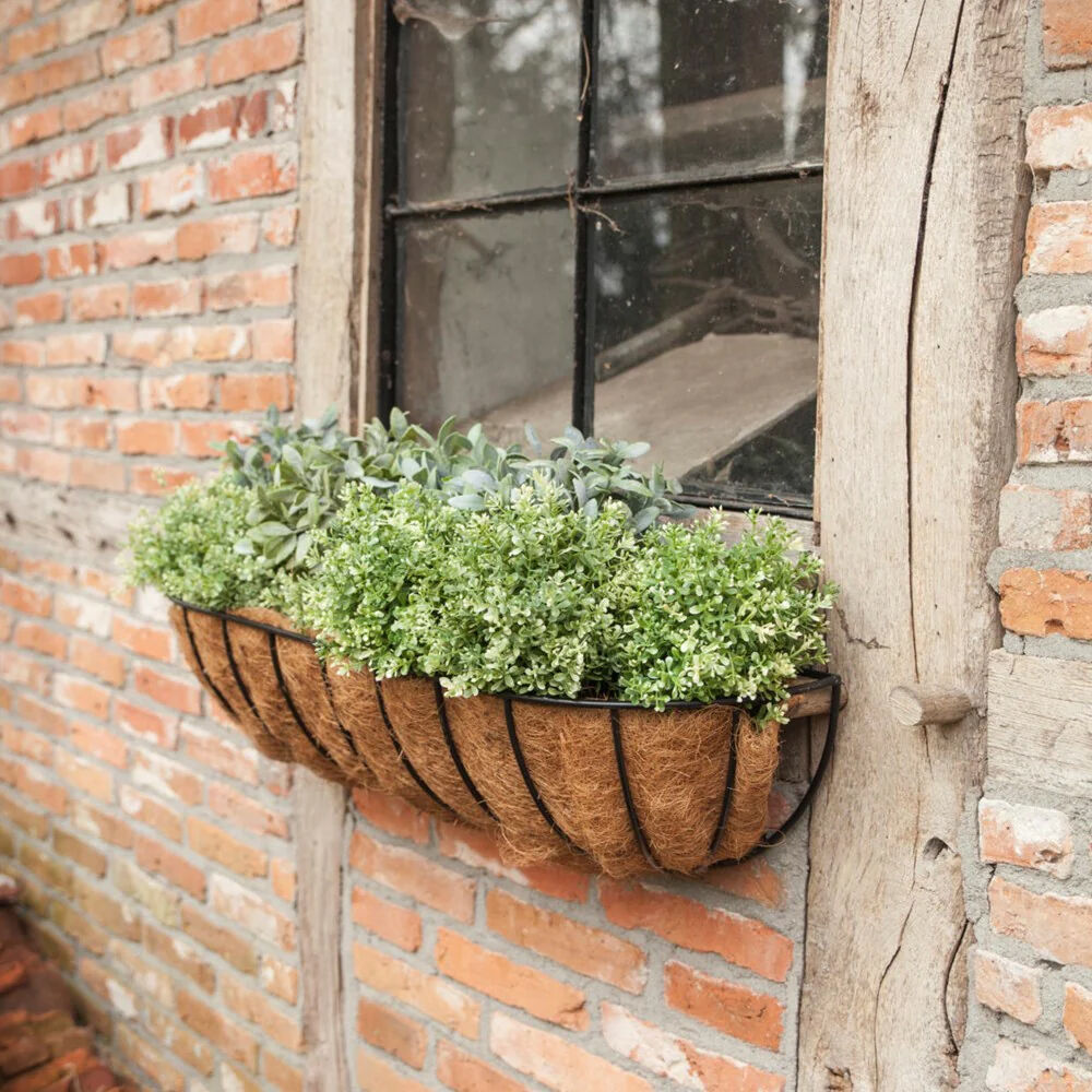 Esschert Design Window Box/Hayrack Carbon Steel Garden Essential Black — image 2