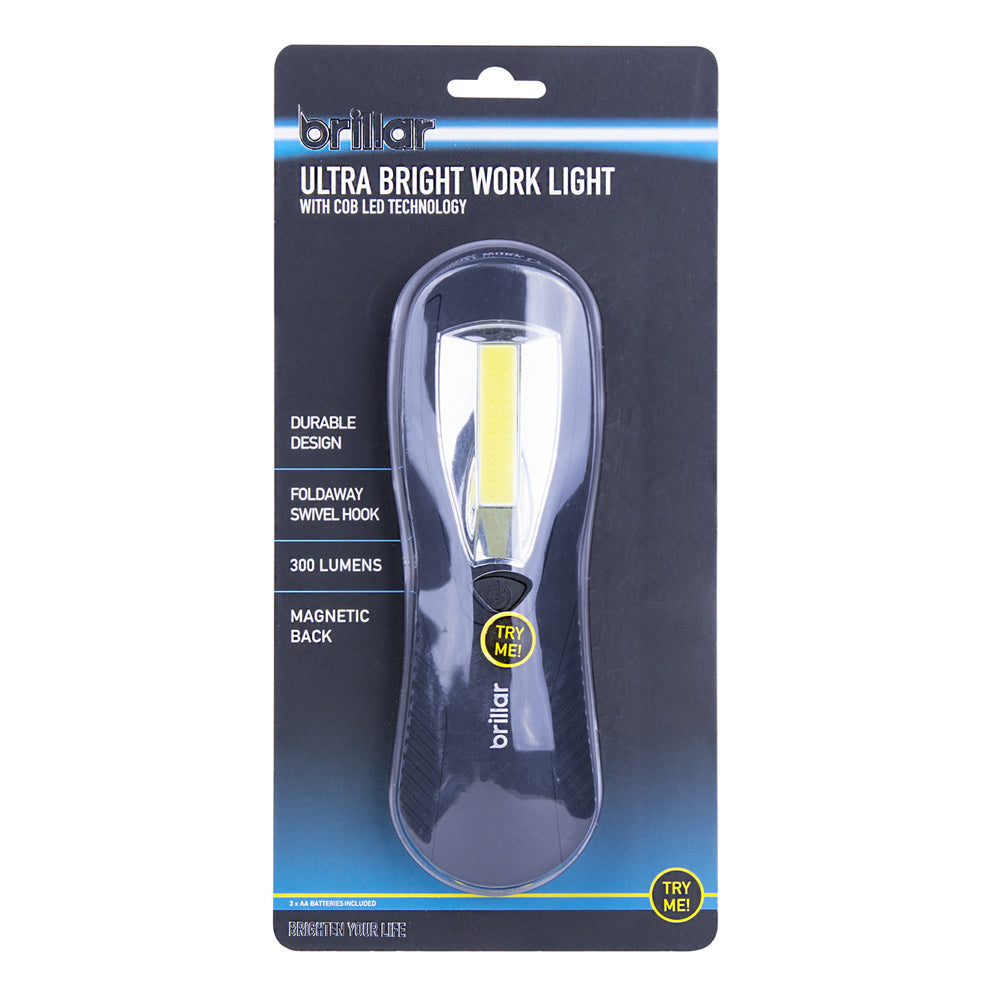 Brillar Cob LED Magnetic Back 300 Lumen Home/Office Garage Work Light Assorted — image 3