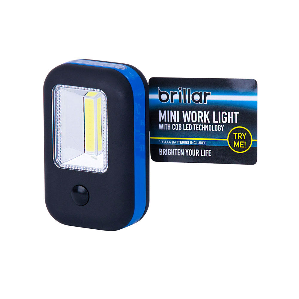 Brillar Super Bright Mini Work Light - w/ COB LED Technology 200lm Assorted (2 Pack) — image 2