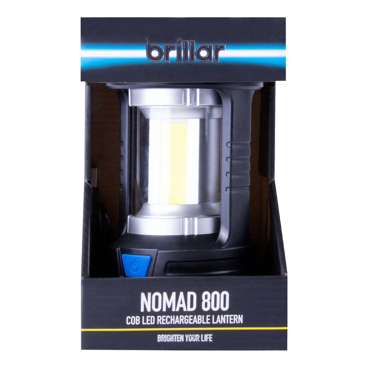 Brillar Nomad Rubber IPX4 Rechargeable Lantern Powerbank w/ 1m Data Cable Black — image 4