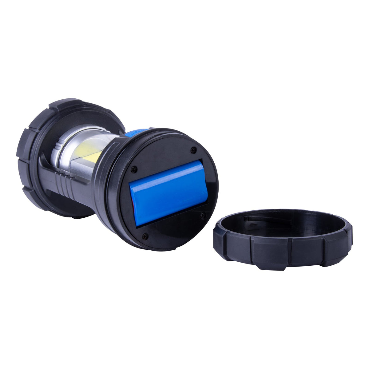 Brillar Nomad Rubber IPX4 Rechargeable Lantern Powerbank w/ 1m Data Cable Black — image 2