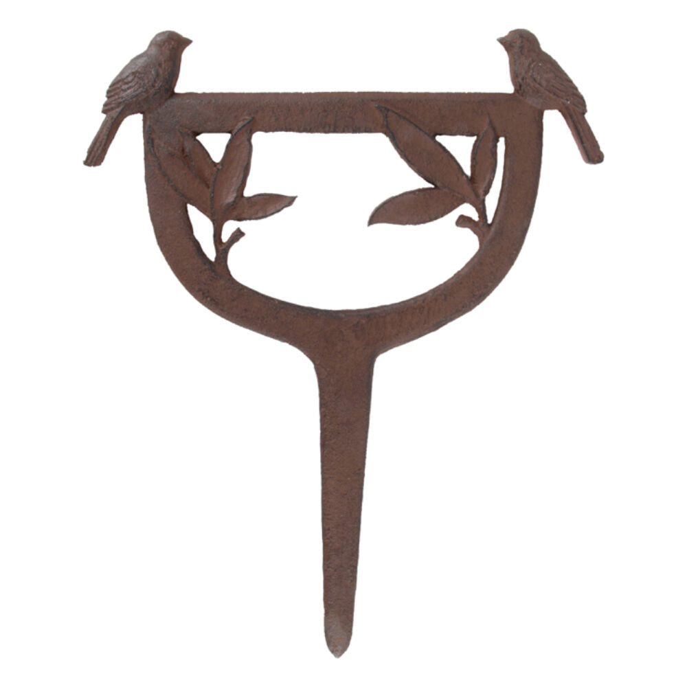 Esschert Design Boot Scraper Stake Bird Cast Iron Outdoor Garden Decor Black