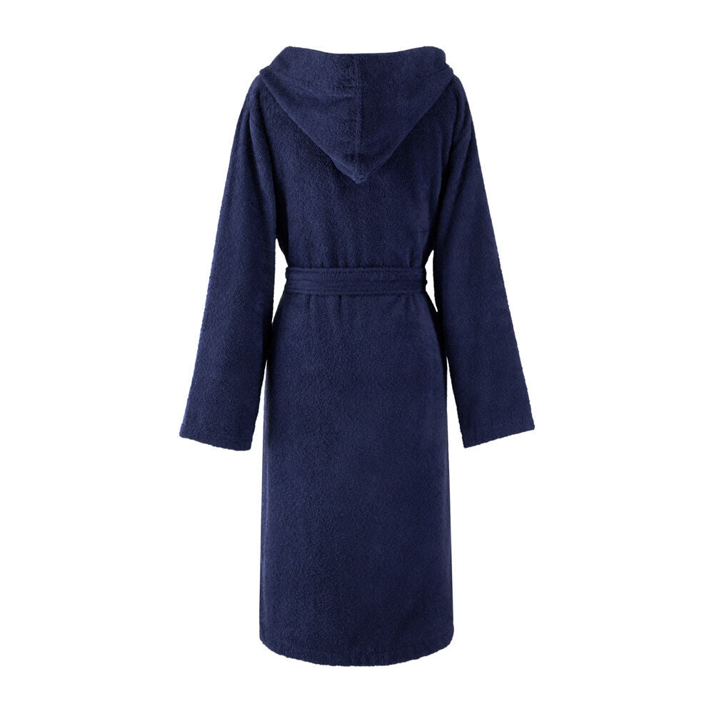 Lacoste Women's Open Bath Robe Towel Night Gown 100% Cotton Marine — image 3