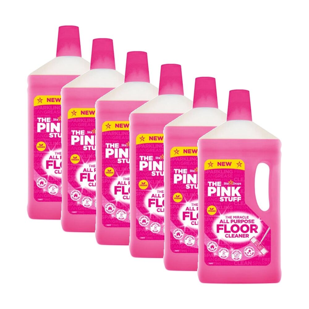 The Pink Stuff Pink Stuff The Miracle Multi Purpose Floor Cleaner Bottle 1L (6 Pack)
