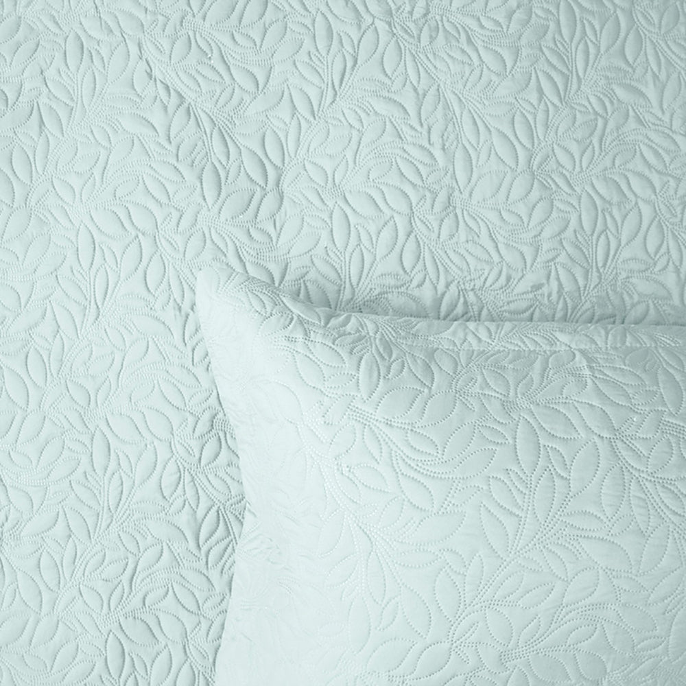 Bambury Single/Double Bed Botanica Coverlet Set Glacier Embossed Bedding — image 2