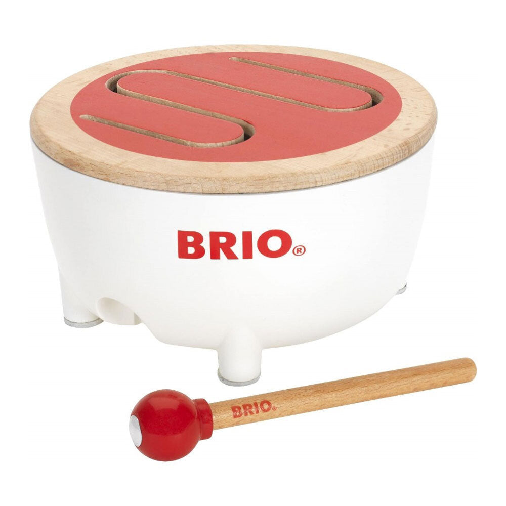 Brio Musical Drum Kids/Childrens Pretend Interactive Play Toy Playset 18M+ — image 2
