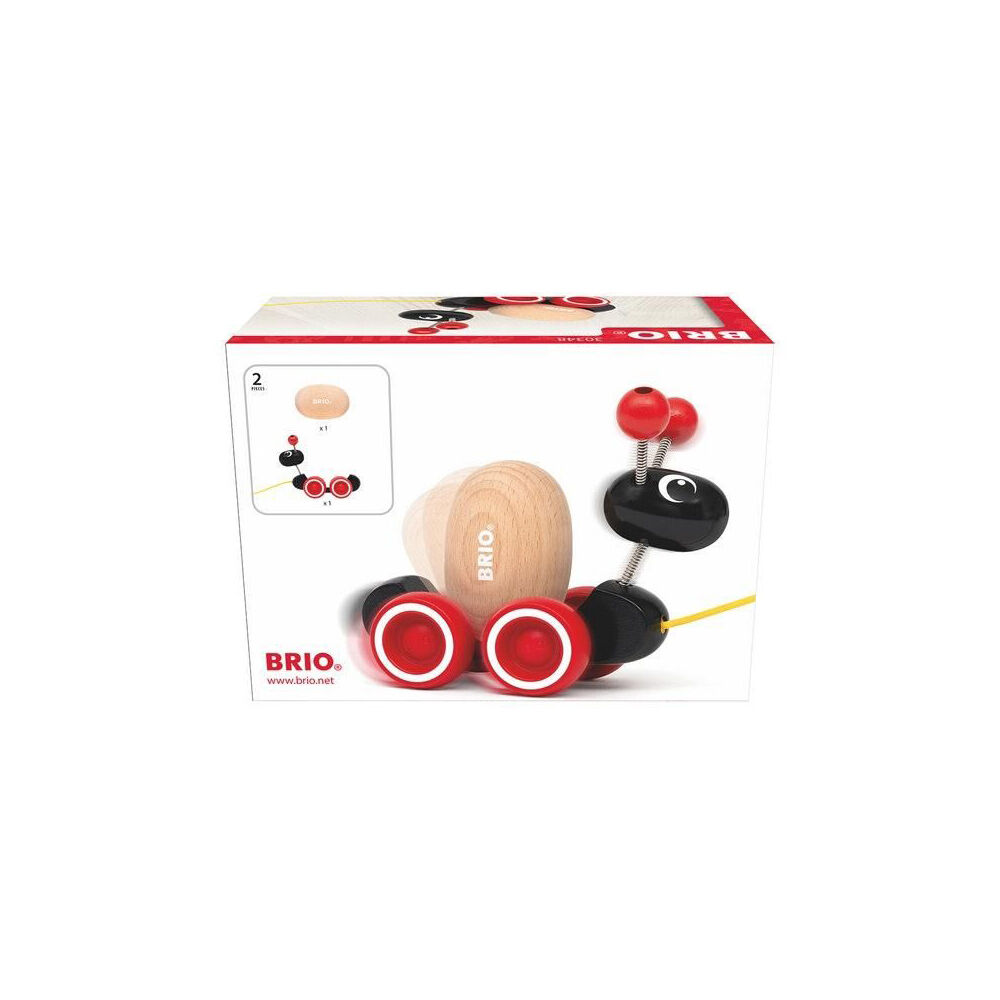 Brio Ant w/ 2pc Rolling Egg Kids/Toddler Educational Pull Along Toy 12m+ — image 2