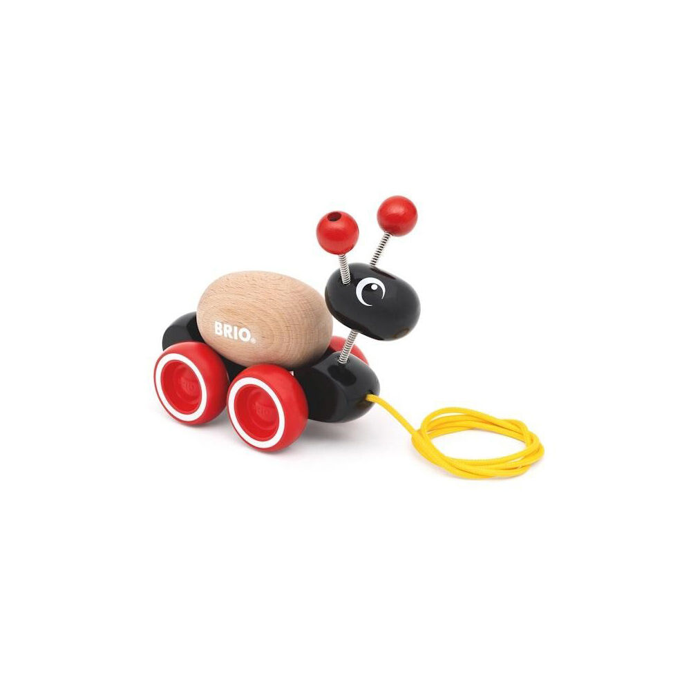 Brio Ant w/ 2pc Rolling Egg Kids/Toddler Educational Pull Along Toy 12m+