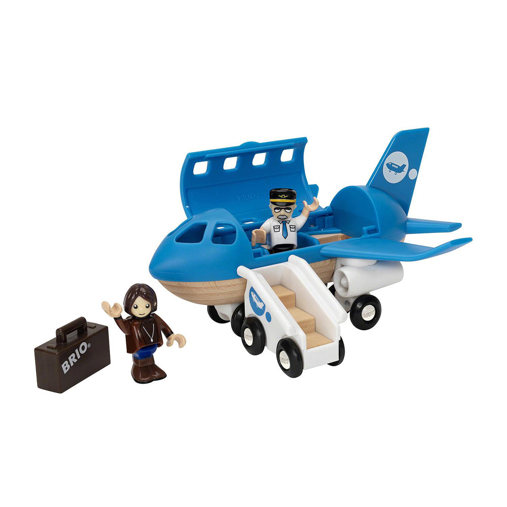 Brio Airplane Kids/Childrens Pretend Play Interactive Toy Playset 3y+ (5 Pieces) — image 2