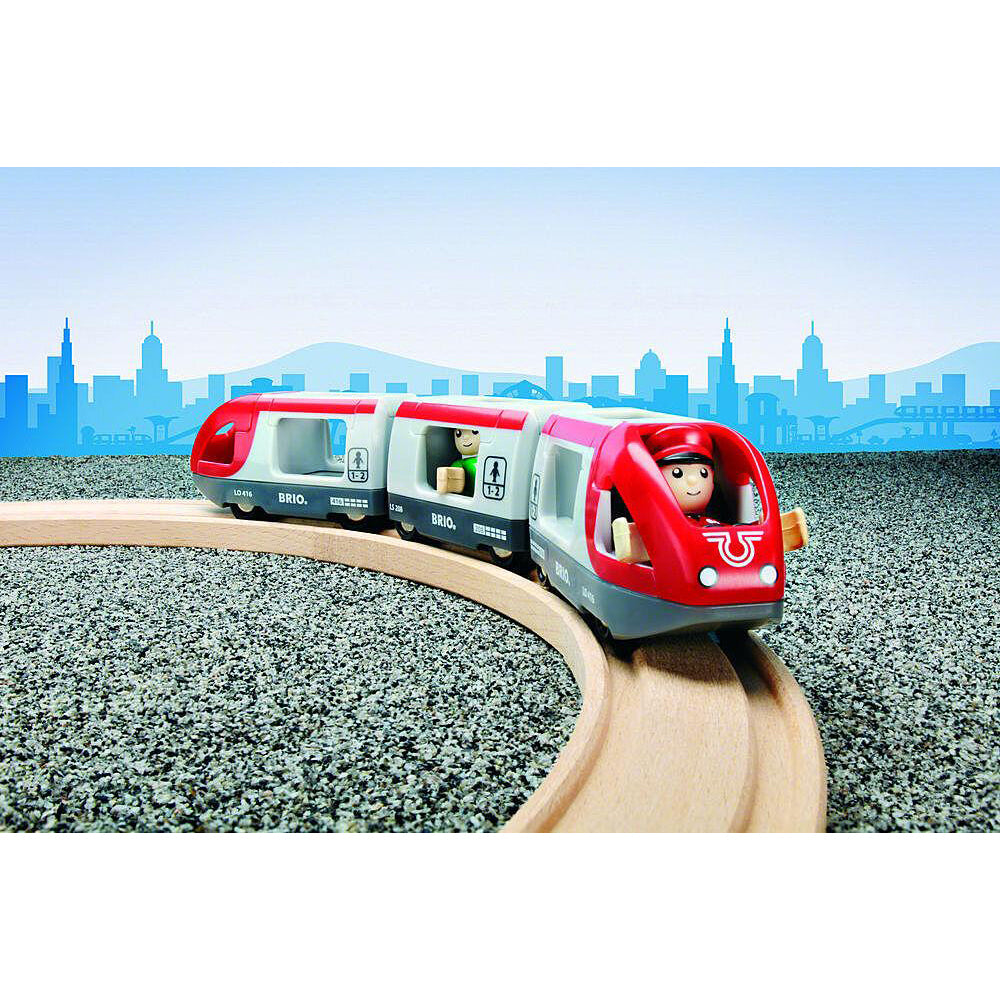 Brio Travel Train Kids/Childrens Pretend Play Interactive Toy Playset 3y+ (5 Pieces) — image 2