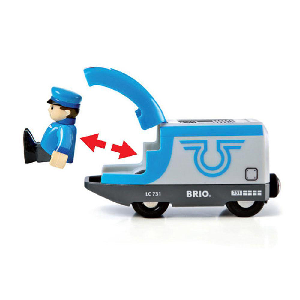 Brio Travel Battery Train Kids/Childrens Interactive Pretend Play Toy 3y+ (3 Pieces) — image 2