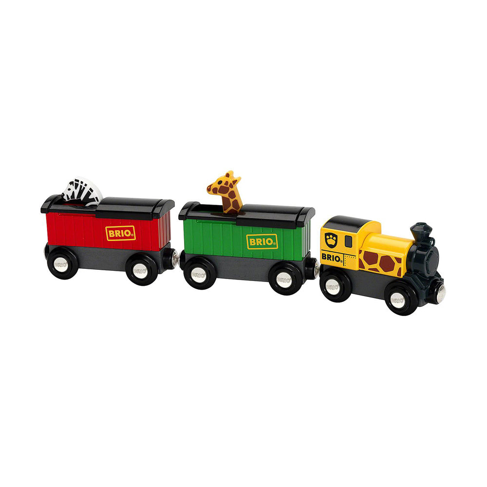 Brio Safari Train Kids/Childrens Pretend Play Interactive Toy Playset 3y+ (3 Pieces)