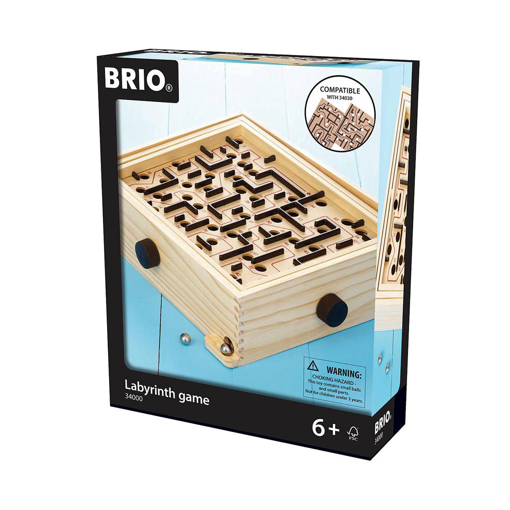 Brio Game - Labyrinth Game Kids/Childrens Wooden Interactive Play Toy 6Y+