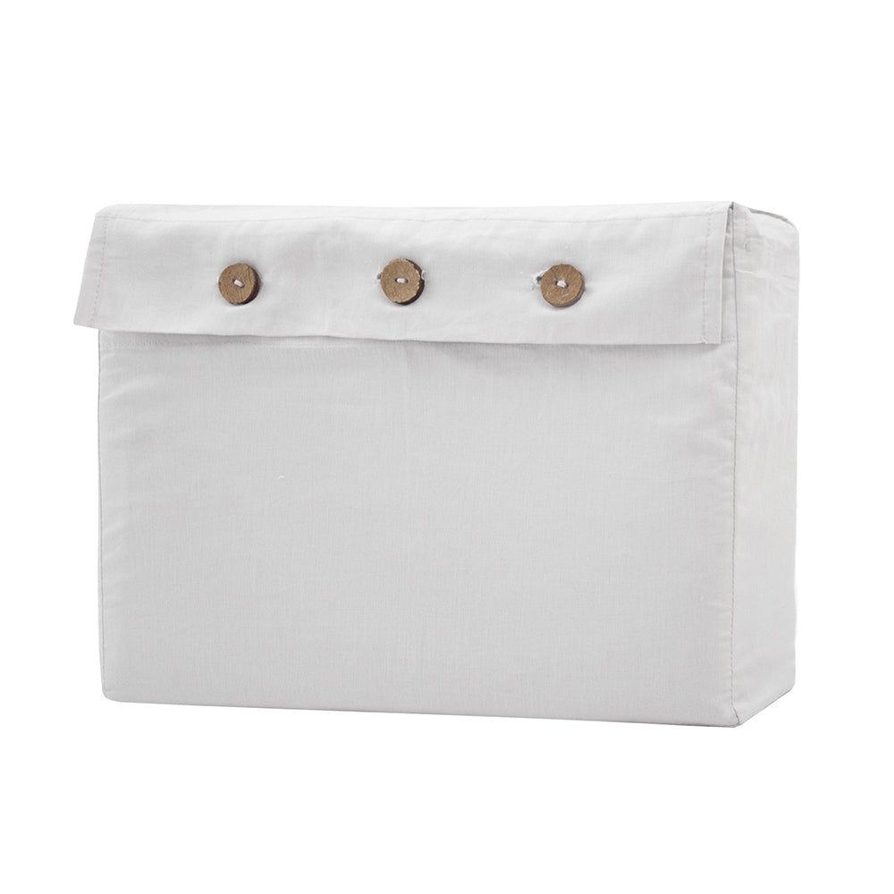 Bambury Home Bedding Size Double Bed Temple Organic Cotton Sheet Set Ivory — image 3