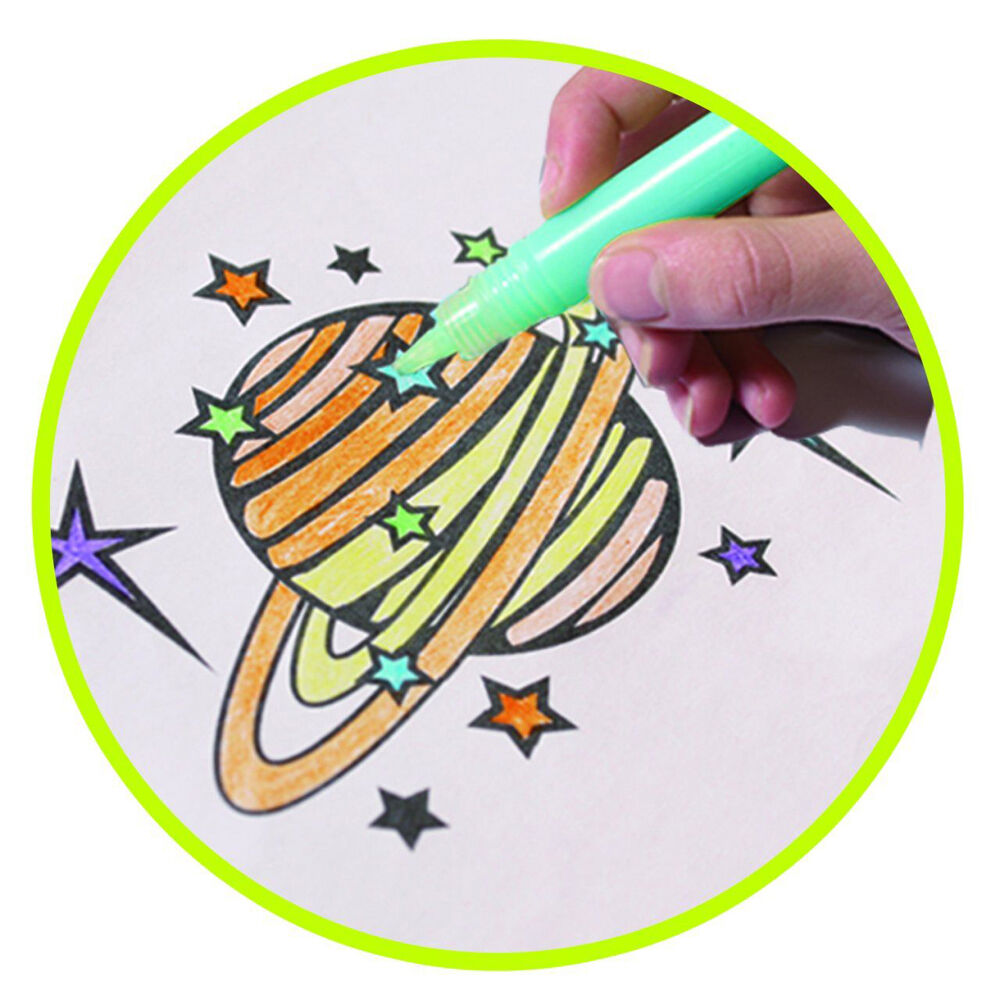 Brainstorm Toys Glow-In-The-Dark Colour Paint Pens Kids/Children 6y+ (3 Pieces) — image 3