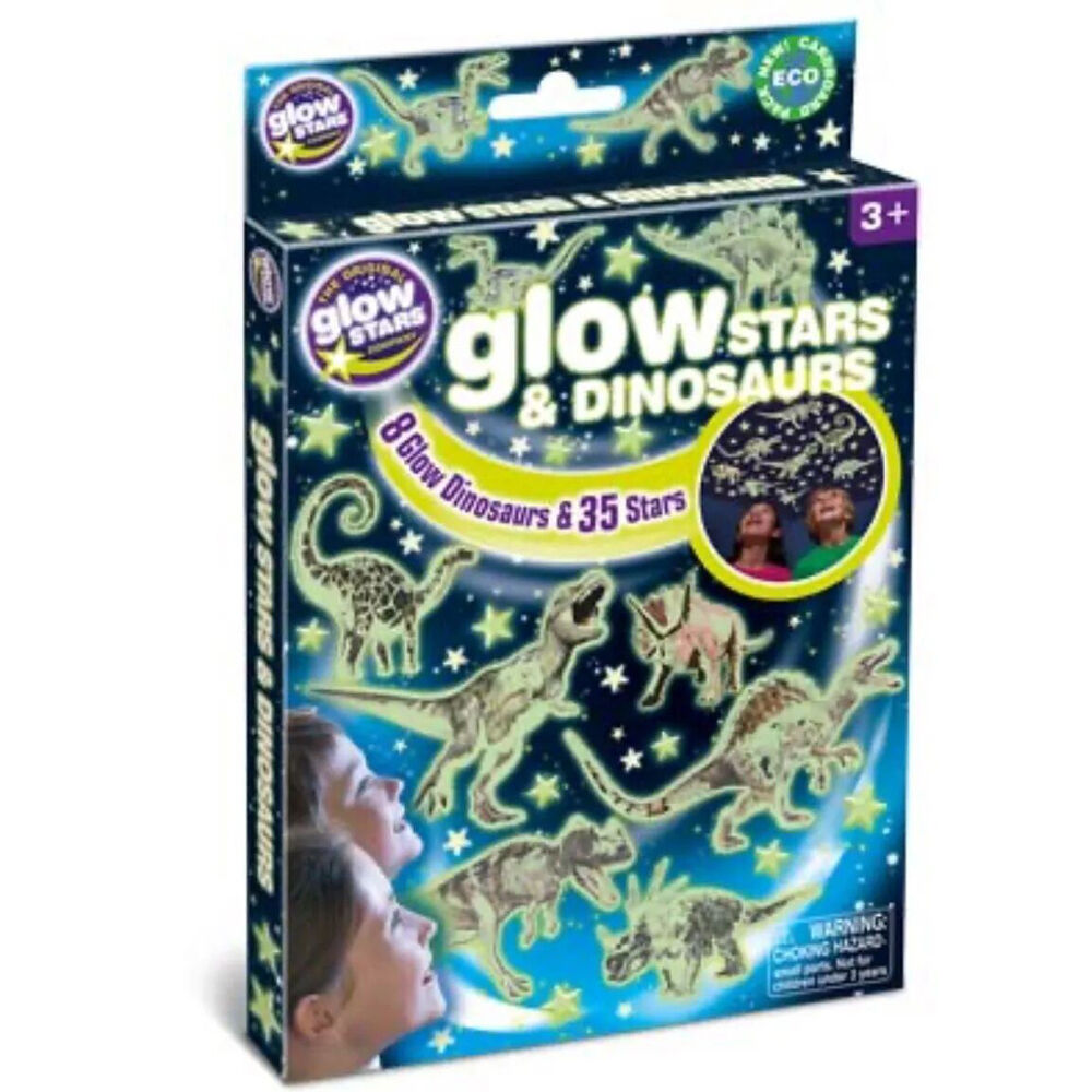 Brainstorm Toys Glow In The Dark Stars & Dinosaurs and Planets Set 3y+ (2 Pieces) — image 2