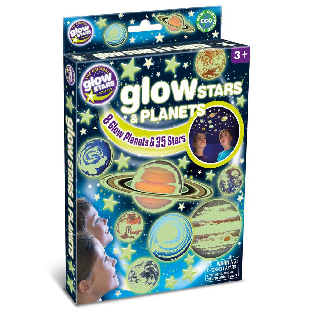 Brainstorm Toys Glow In The Dark Stars & Dinosaurs and Planets Set 3y+ (2 Pieces) — image 4