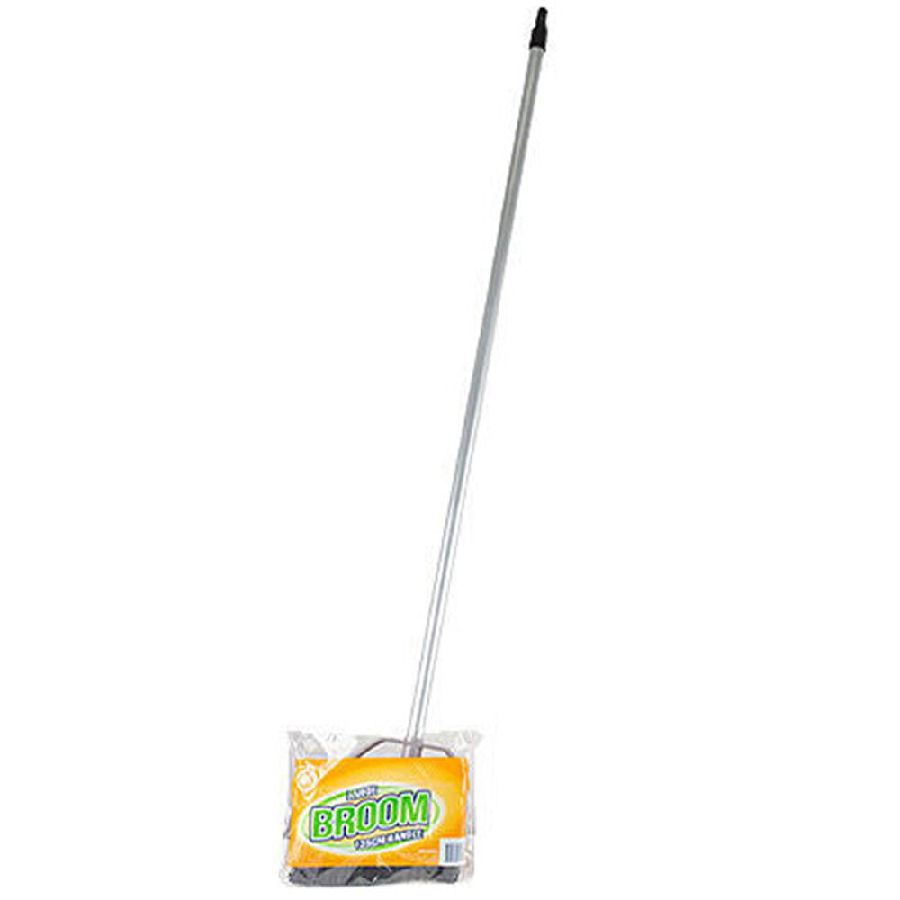 Kemasi 135cm Large Handle Hard Black Bristle Cleaning Broom Assorted