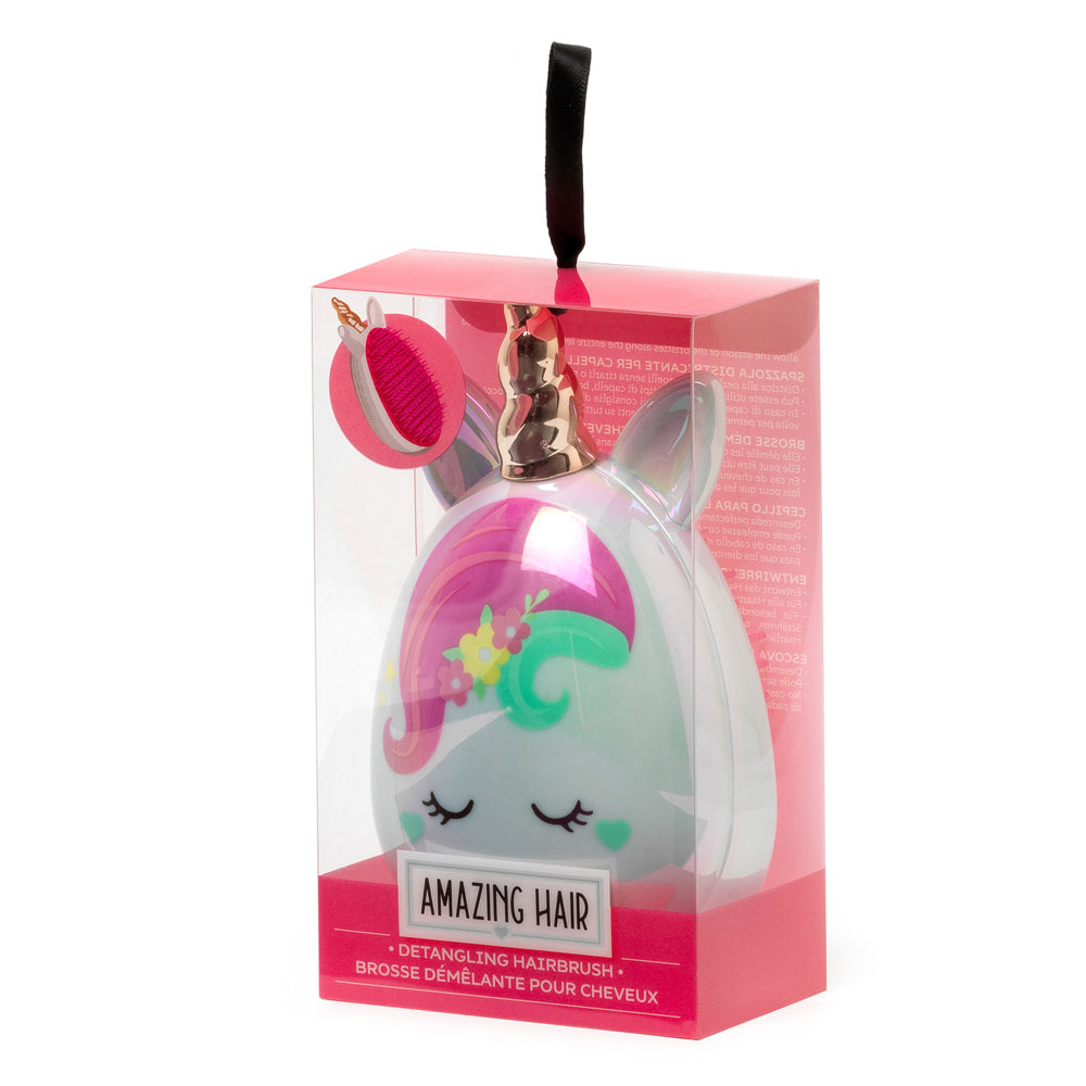 Legami Plastic Detangling Hairbrush Wet/Dry Detangle Comb Amazing Hair Unicorn — image 3