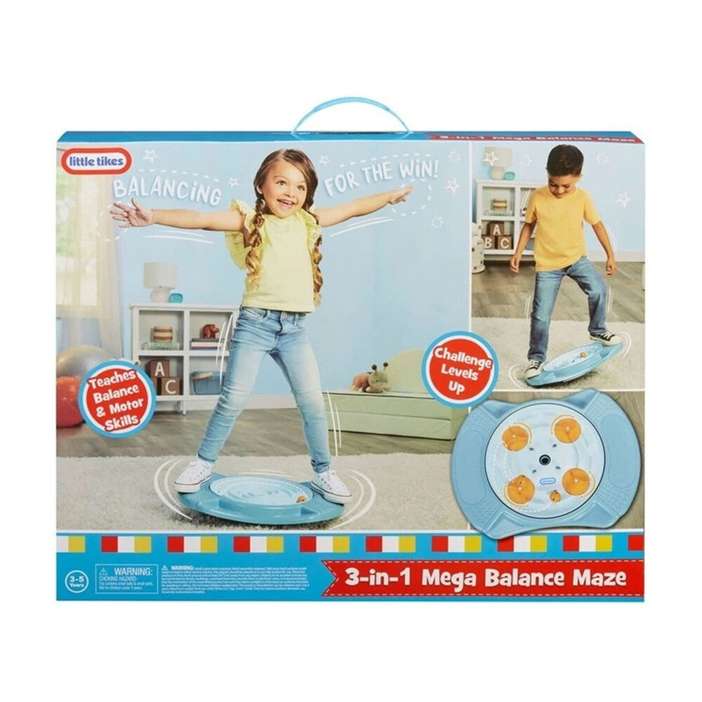 Little Tikes 3-5y 3-in-1 Mega Balance/Motor Skills Maze Interactive Toy/Puzzle