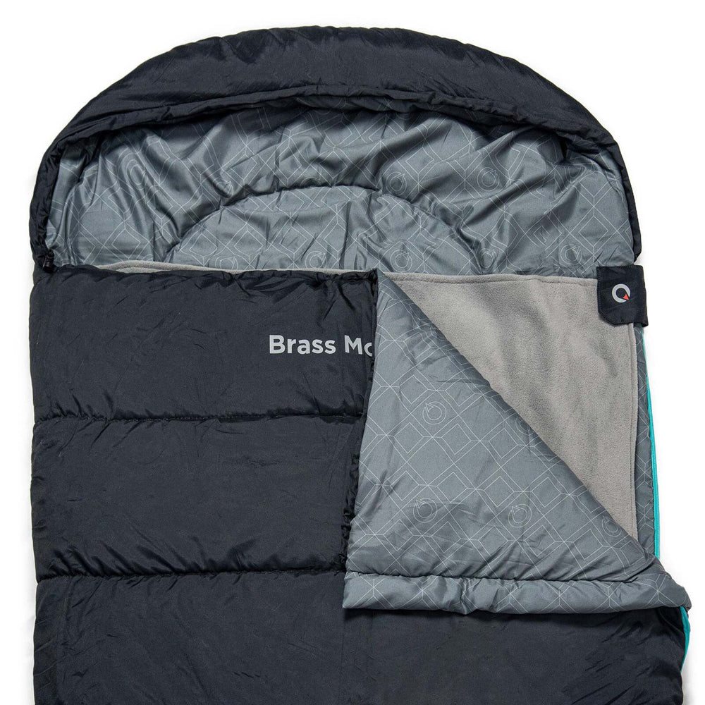 Quest Outdoors Black Brass Monkey -6 Deg Camping Polyester Sleeping Bag — image 3