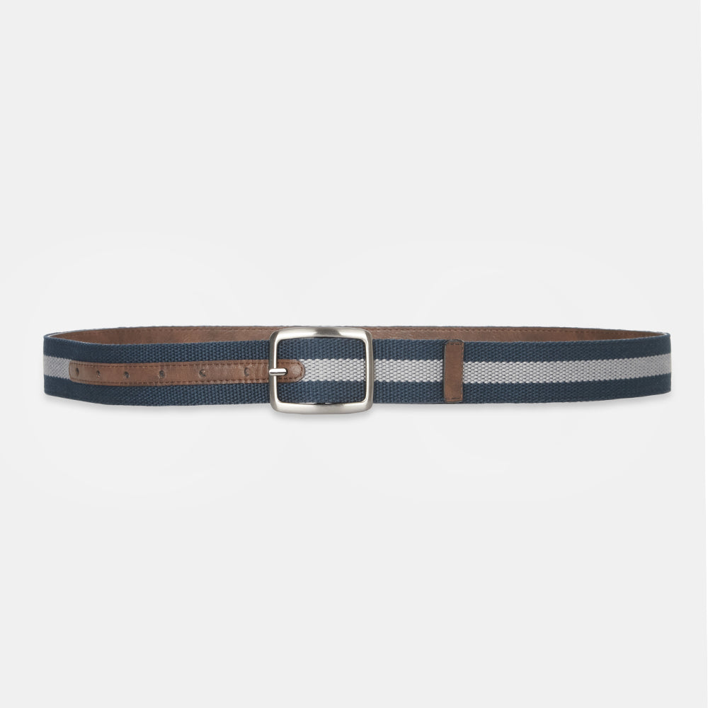 Ben Sherman Men's Casual Fashion Waist Belt & Socks Gift Set Navy/Grey (3 Pieces) — image 3
