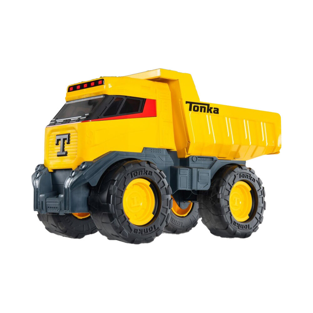 Tonka 3y+ Yellow Futuristic Steel Mighty Dump Truck 1:16 Scale Kids Outdoor Toy