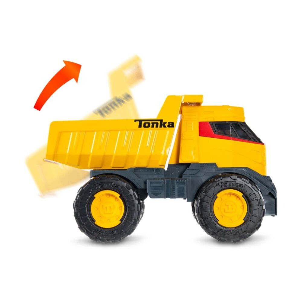 Tonka 3y+ Yellow Futuristic Steel Mighty Dump Truck 1:16 Scale Kids Outdoor Toy — image 3