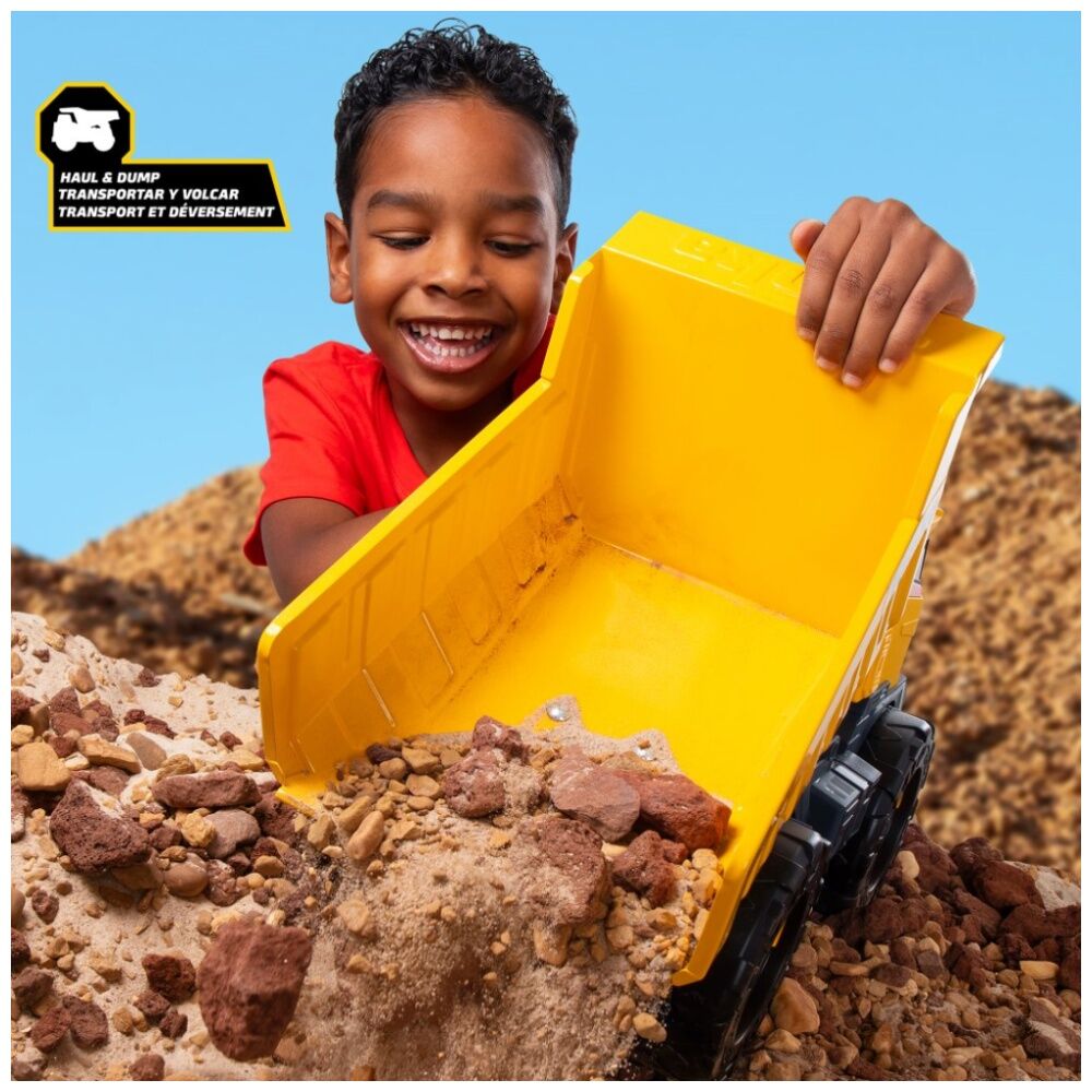 Tonka 3y+ Yellow Futuristic Steel Mighty Dump Truck 1:16 Scale Kids Outdoor Toy — image 7