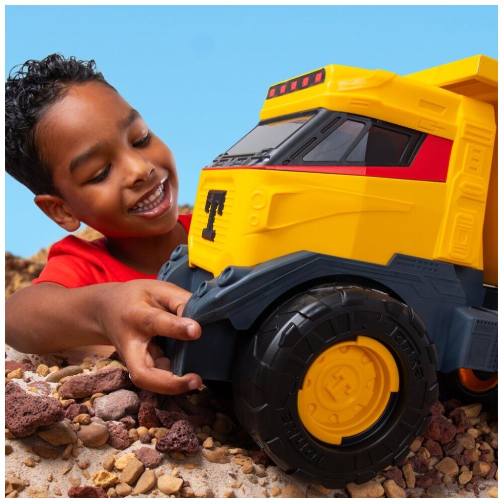 Tonka 3y+ Yellow Futuristic Steel Mighty Dump Truck 1:16 Scale Kids Outdoor Toy — image 8