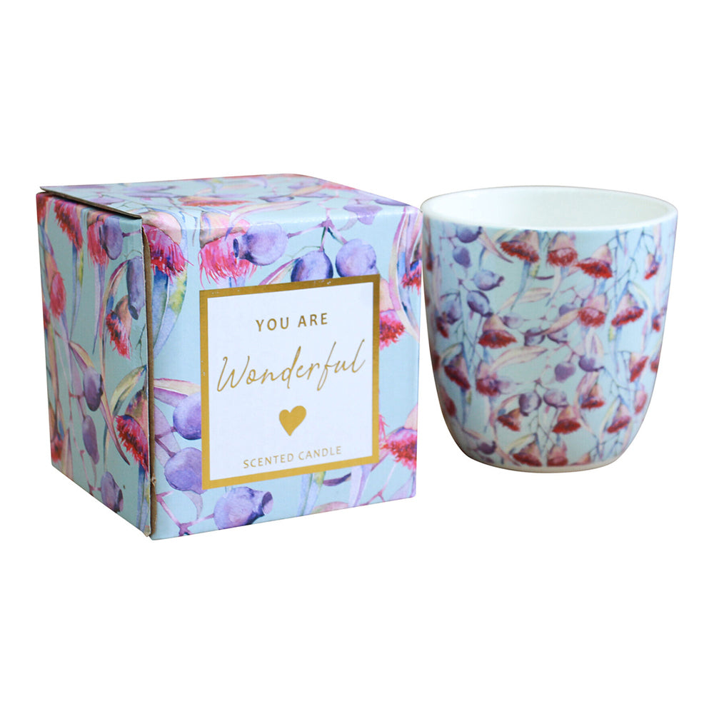 LVD Ceramic/Wax 10cm Scented Tealight Candle Wonderful 2 Home Fragrance Display — image 2