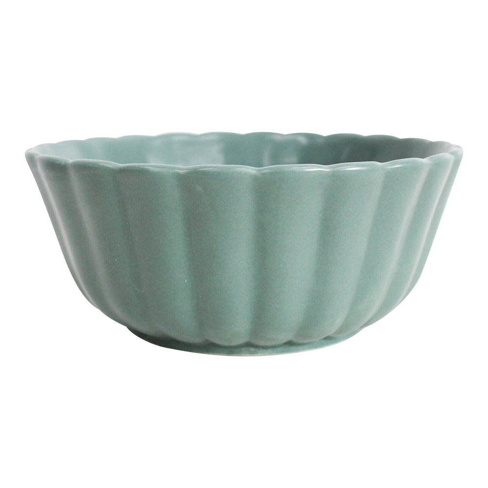 LVD Belle Bayleaf 15cm Ceramic Side Food Dish Bowl Round Serving Tableware Green (2 Pack) — image 2