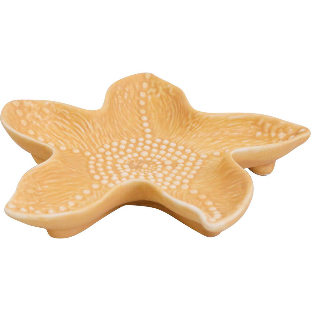LVD Starfish Plate Ceramic Trinket Dish Tray Home/Lounge Decor 16.5cm Ochre — image 2