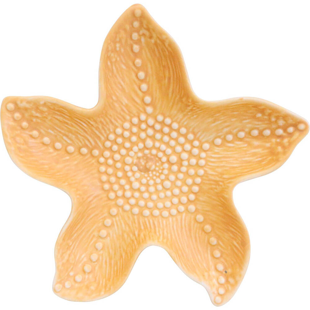 LVD Starfish Plate Ceramic Trinket Dish Tray Home/Lounge Decor 16.5cm Ochre