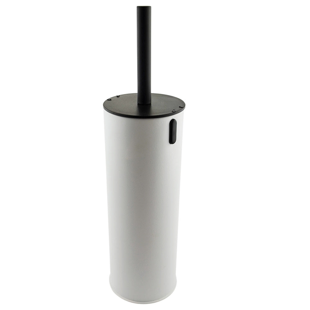 Butlers 9.4x40cm Bathroom Home Cleaning Toilet Brush/Holder w/ Child Lock White — image 2