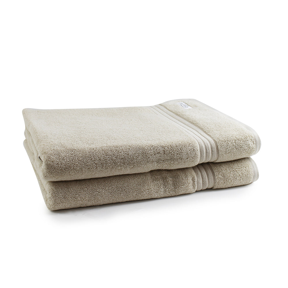 Onkaparinga 90x167cm Cotton Flinders Premium Bath Sheets Set 600GSM Linen (2 Pieces)