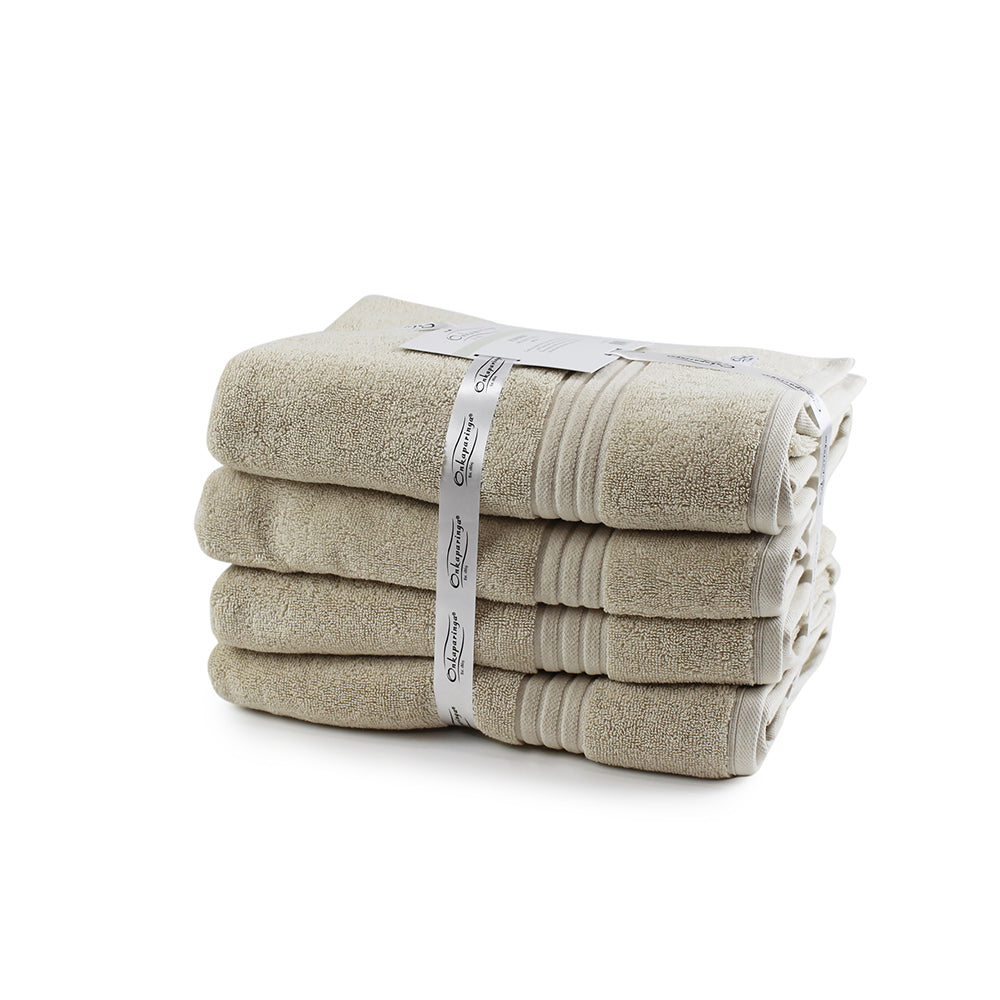 Onkaparinga 69x140cm Cotton Flinders Premium Bathroom Towels 600GSM Linen (4 Pieces) — image 2